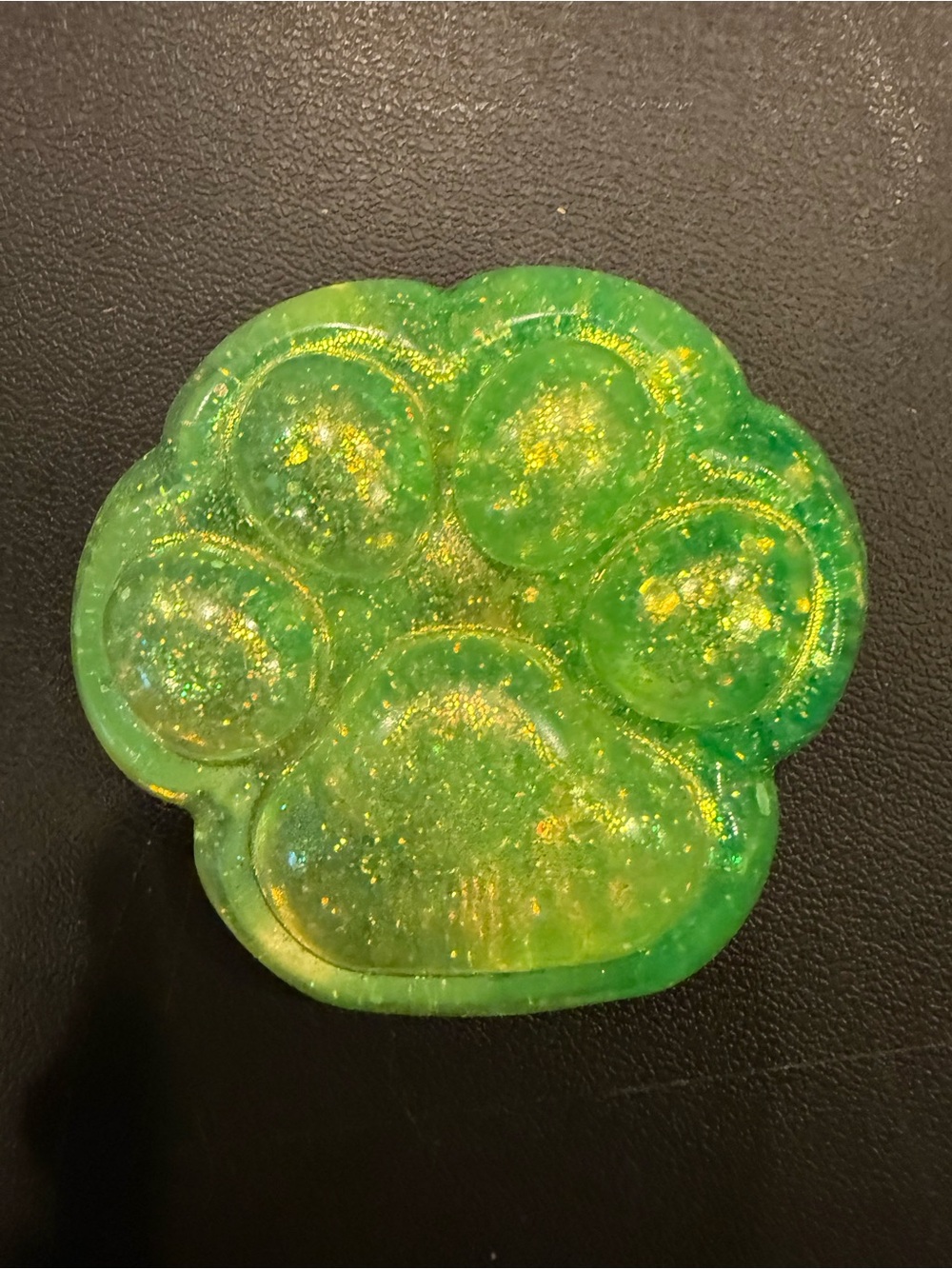 Green Sugar Squeeze Paw Squish -2.5”